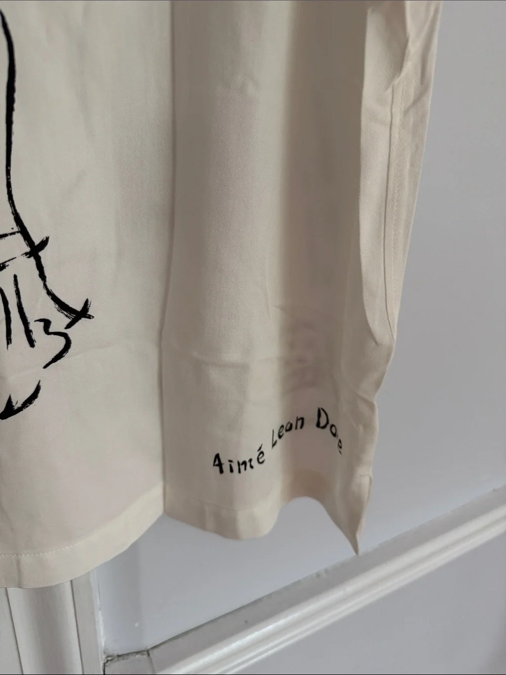 Aime  Leon Dore Choros Button Up Shirt in White - Picture 3 of 6